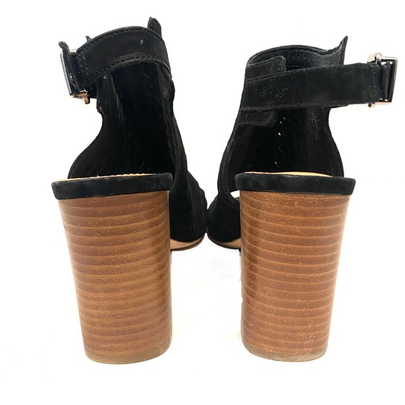 Antonio Melani suede peep toe  block heel - Picture 4 of 7